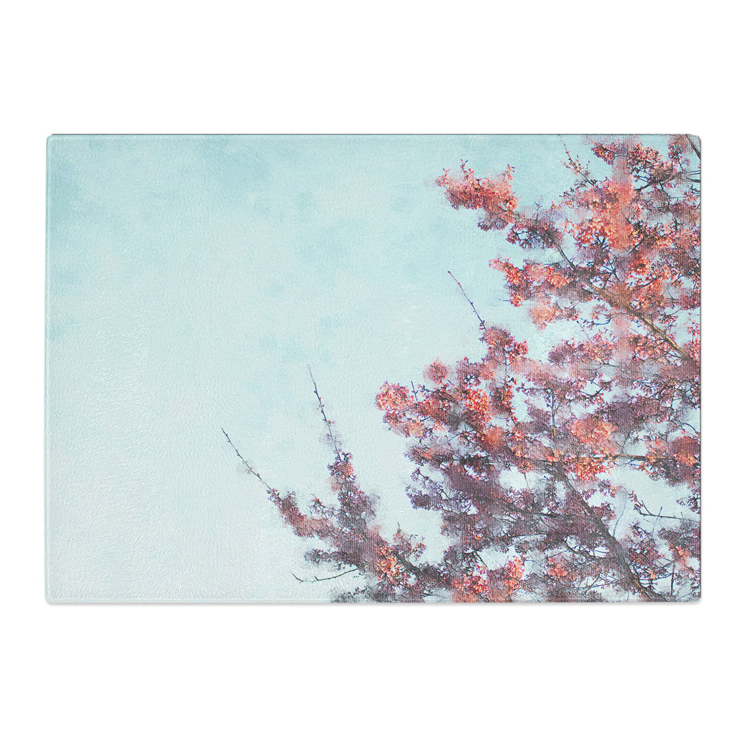 Branches of a Cherry Blossom Tree Painting Chopping Board