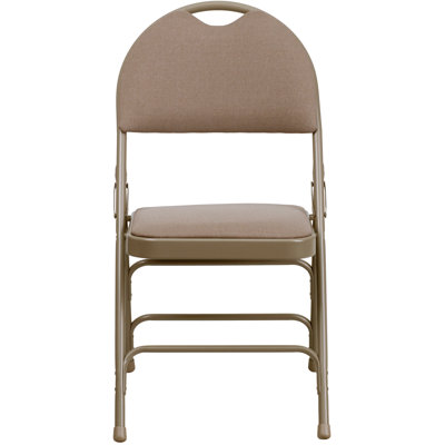 Oliverson Extra Large Ultra-Premium Triple Braced Metal Folding Chair
