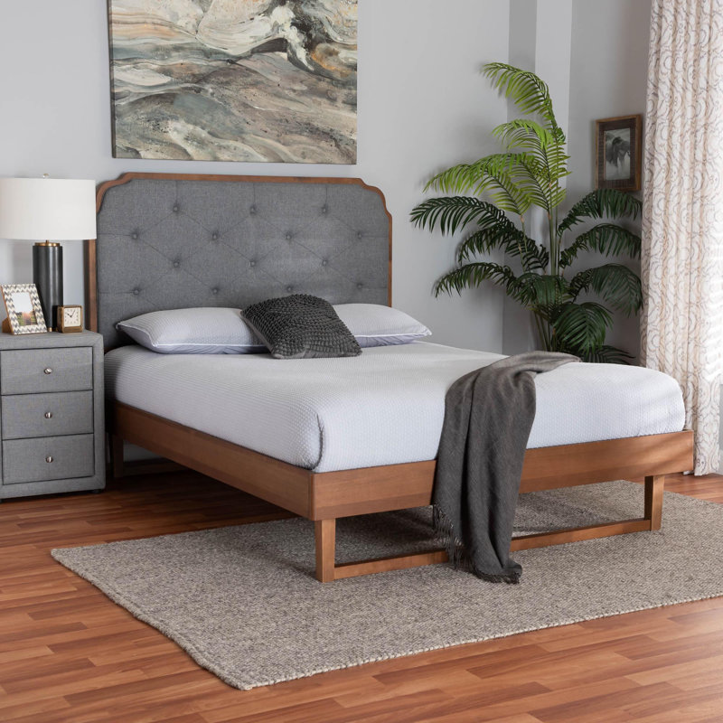 Albertis Upholstered Platform Bed, King