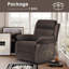 Chaise berçante compacte pivotante avec inclinable multi-positions