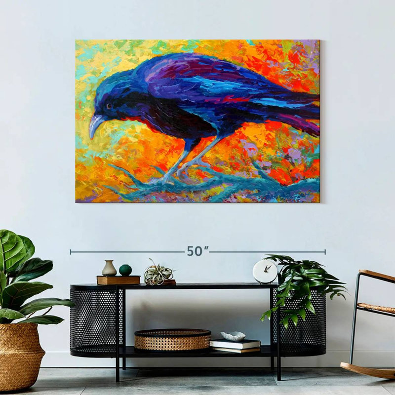Crow IV, 32" H x 48" W