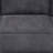 Dark Grey Stripe Fabric Living Room Recliner Intelligent U Shaped Sofa Set
