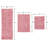 Hearon Rectangle 100% Cotton Non-Slip 3 piece Bath Rug Set-1446120766
