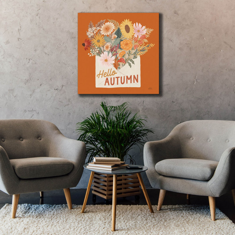Toile épique «Autumn Meadow 4» par Laura Marshall, Epic Graffiti, 37 po x 37 po, H 37 po x l 37 po x P 1,5 po