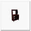 Chariot pour four à micro-ondes chariot d'ordinateur utilitaire avec étagère à étagères étagère à épices mobile sur roulettes verrouillables acajou-1496567531