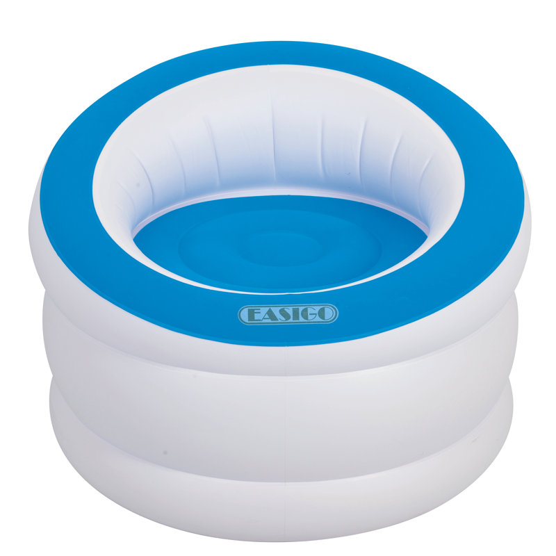 35" Indoor/Outdoor Inflatable "Easigo" Chair, Cyan Blue
