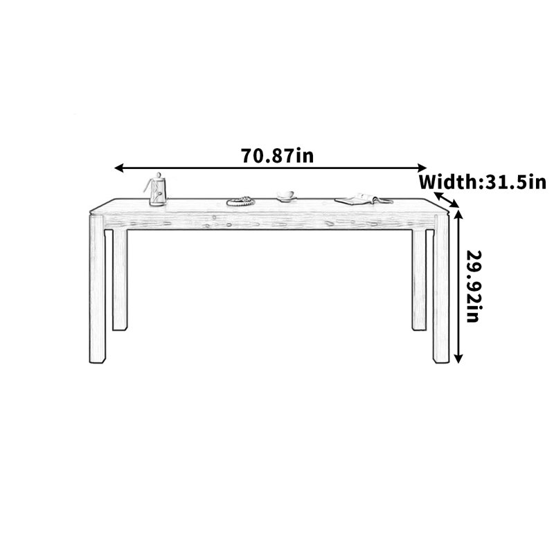 Mogadore, Noir, noir, noir, noir, H 29,92 po x L 70,87 po x l 31,5 po