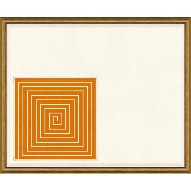 Homage To Stella - Orange Giclee Print by David Phoenix
