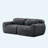 Boneless 2-Seater Modular Sofa With Plush Fabric And High-Density Sponge-1743477170