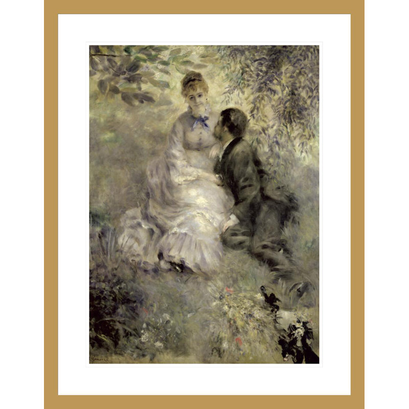 «The Lovers» par Pierre-Auguste Renoir, impression giclée encadrée, H 29,5 po x l 23,12 po