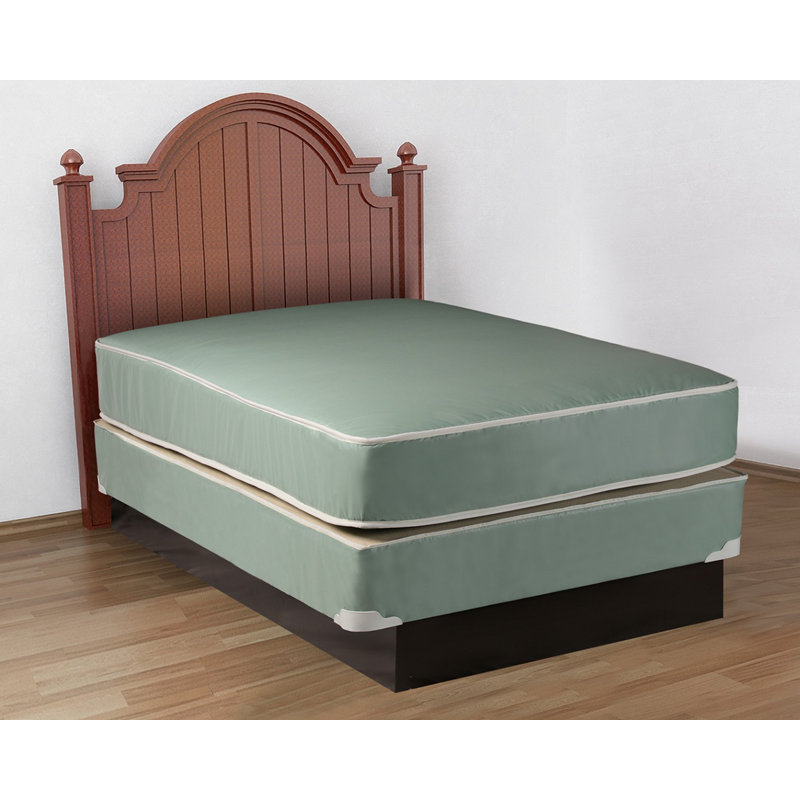 Alwyn Home Waukesha Two-Sided Full / Double 8'' Medium Innerspring Mattress and Box Spring