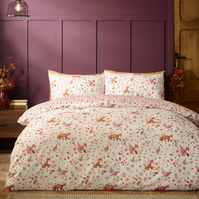 Woodland Fox So Soft Reversible Duvet Cover Set