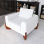 Ensemble de canapé moderne 74,2 "avec causeuse et deux fauteuils-1243878183