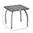 Square Outdoor Wicker Side Table, Easy Clean Small Handy Table For Backyard Barbecue Bonfire Picnic Decor-704039430