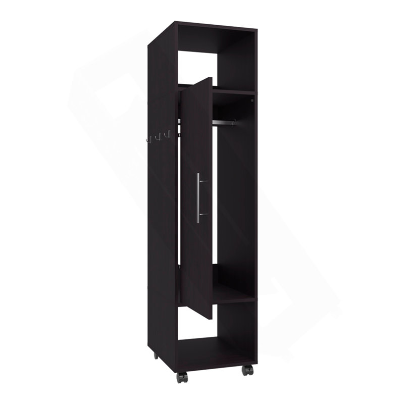 Garde-robe Boston, chambre à coucher, noir, Noir
