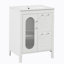 Meuble-lavabo simple autoportant de 24 po avec plateau en céramique Ramson