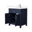 Beckett 30" Freestanding Single Bathroom Vanity with Quartz Top-1507432069-1507432071-1507432072