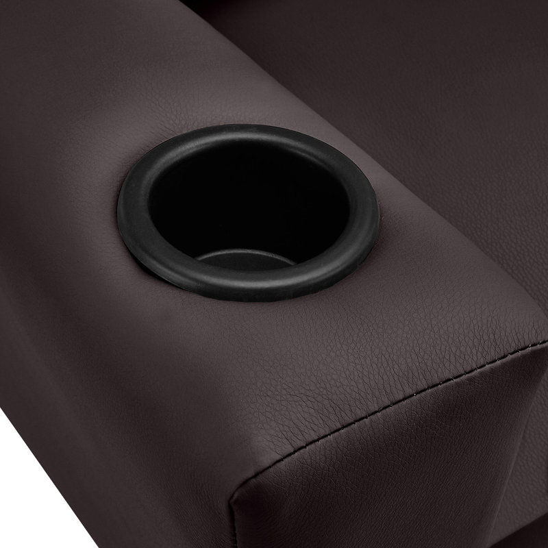 Esca Kids Recliner with 2 Cup Holder, Chocolate