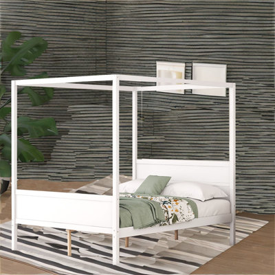 Grand lit plateforme 75 po Sasja