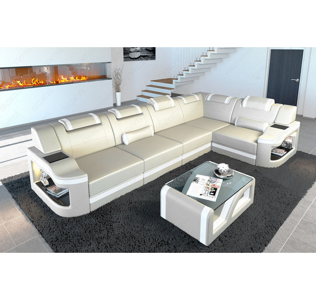 Ecksofa Padua L Leder