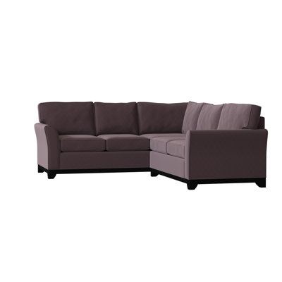 Canapé modulaire en coton de 108 po de largeur Bevins