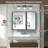 Lunara Recessed & Surface Framed 2 Door Medicine Cabinet with Mirror and Shelves-712726950-712726952