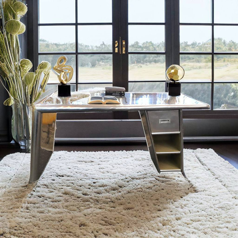 Aluminum Executive Desk
