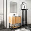 Meuble-lavabo autoportant de 30 po avec lavabo en résine, 30 po x 18 po (W99981923)