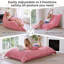 Fauteuil à billes convertible 80 po 3 en 1 avec coussin 80-145975444-139270321