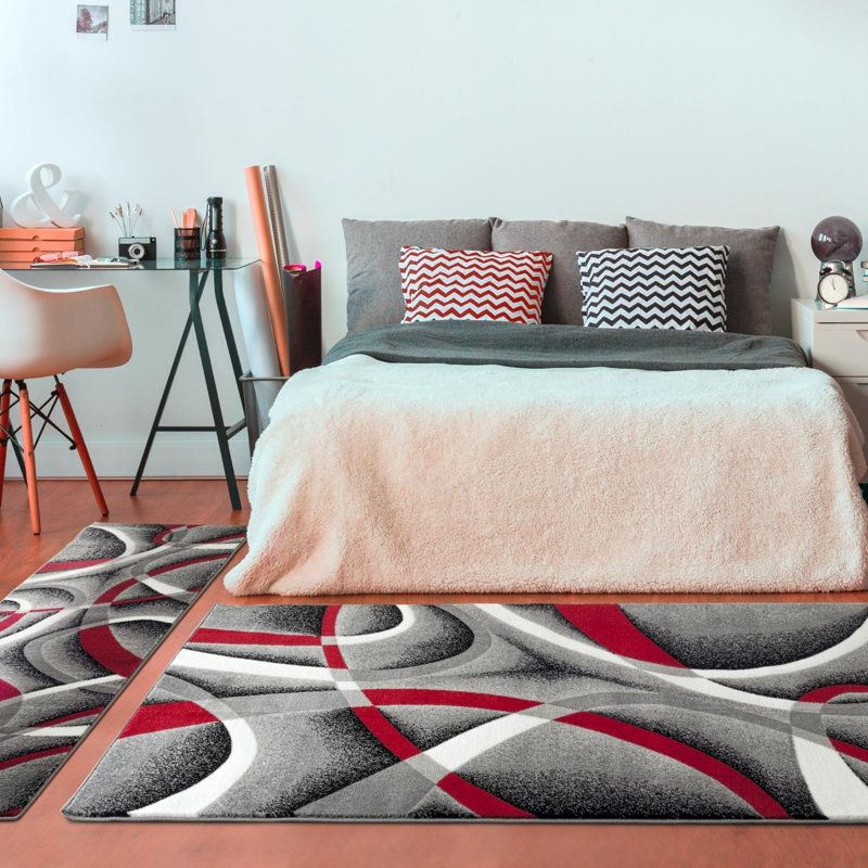 Cherine Abstract Indoor Rug, Runner 2'1" x 7'4"