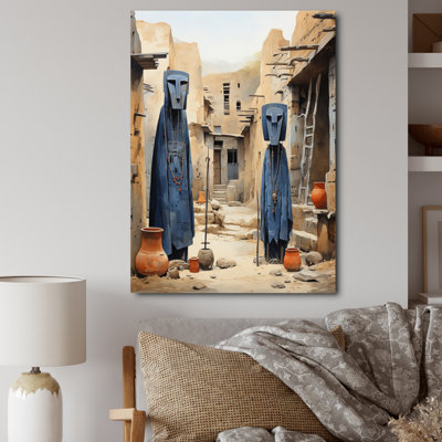 Tribu africaine Dogon Mali II - reproduction sur toile