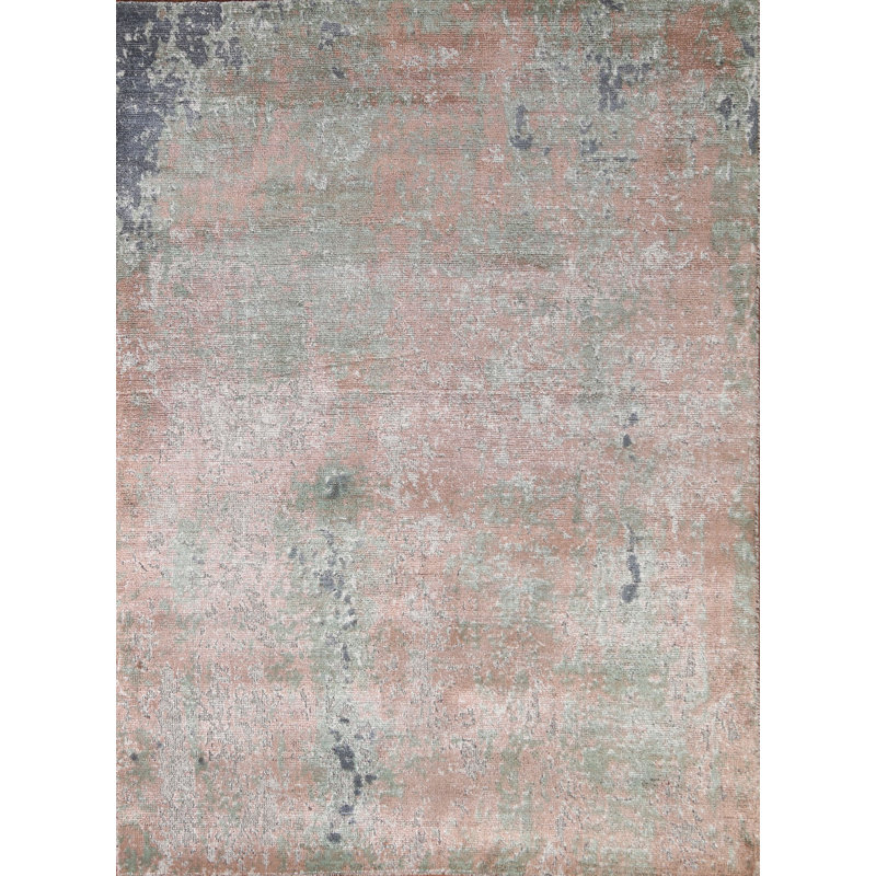 Tapis abstrait délavé 4 x 6