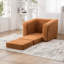 Canapé-lit simple pliable de 40 po avec accoudoirs et dossier, lit d'appoint convertible en chenille désossée avec matelas pour lit d'appoint, salon et chambre à coucher-132812468