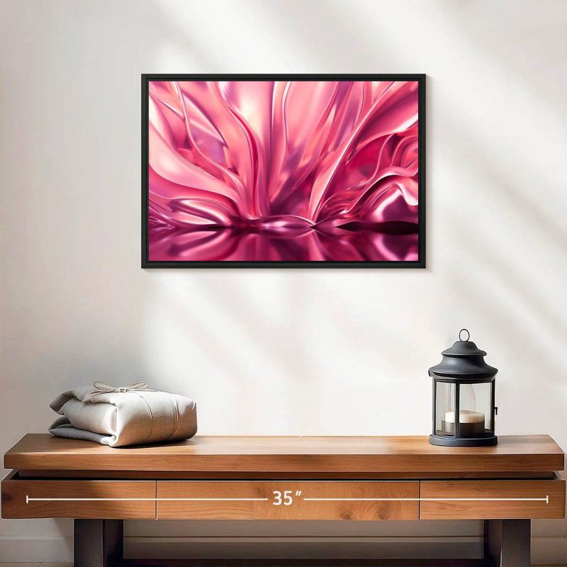Avery Blush Pink Abstract, 13" H x 19" W