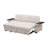 Ashlyn II 84-inch Reversible Sleeper Sectional Sofa with Storage Chaise, Storage Arms, Cup Holders, USB & USB-C Charging Ports, Side Pockets, Pocket Coil Seating, Beige Woven Fabric-2090092733