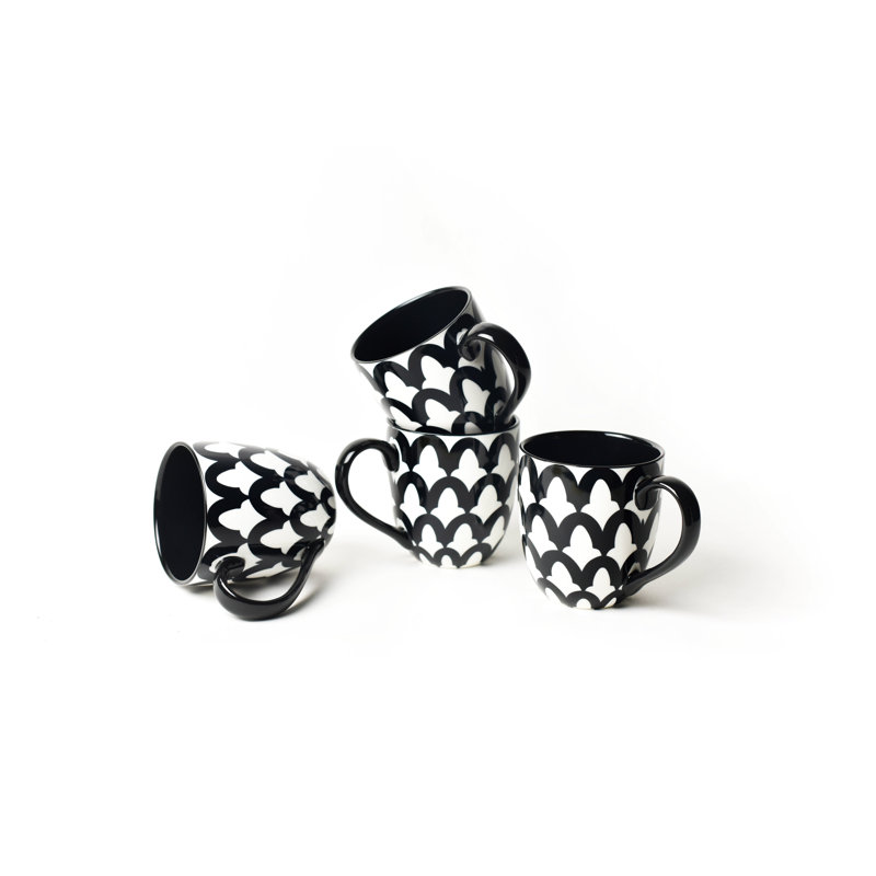 Ensemble de 4 tasses Arabesque 4,25