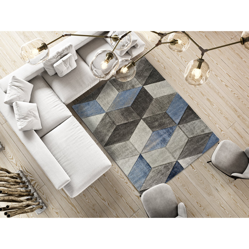 Baylee Geometric Area Rug, Rectangle 120 x 170cm