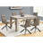 Beige Laminate Dining Table, 60" Rectangular, Modern, For Rectangular Taupe Construction Events