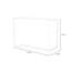 Bureau de réception rectangulaire Modern-129932447