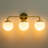 Belmira 3 - Light Dewdrop Opal Globe Wall Sconce
