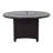 Zarah Round Aluminum Propane Smokeless Fire Pit
