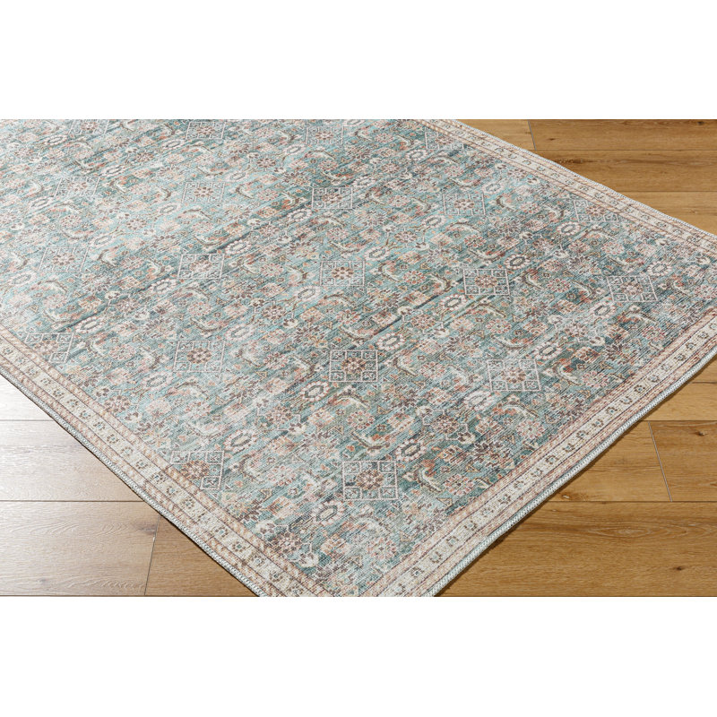 Alston Machine Washable Area Rug, Rectangle 6'7" x 9'