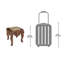 Tabouret d'appoint Lord Raffles