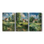 Ensemble de 3 toiles tendues avec châssis Country Cottage Series-107310838