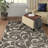 Sitz Washable Floral Indoor / Outdoor Rug-32801358