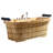 65'' x 30.75'' Freestanding Soaking Natural Wood Bathtub