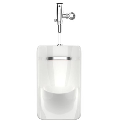 Yes High Efficiency 0.5 GPF Ceramic No Wall and Mounting / Installation Required Top Spud Urinal