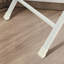 Ensemble de 4 chaises pliantes en acier inoxydable blanc - capacité de 800 lb robuste, empilable et imperméable