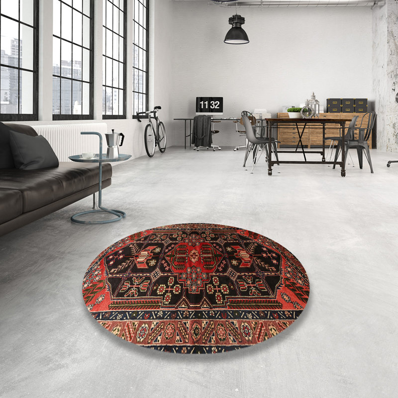 Oriental Indoor Rug, Round 5'