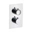 Metro 2-3 Way Thermostatic Trim Complete Shower Set - Ceiling Mount - 12" Brass-1251004846